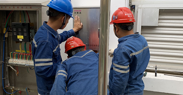 國電投-沙壩電站語音報(bào)警箱安裝調(diào)試